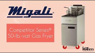 Migali Competitor Series® 50-lb. Floor Model Gas Fryer (C-F50-NG)