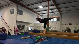 Seattle Seals Xcel Silver - JudyY Beam (Feb. 26, 2023) #virtualstarsgymnastics