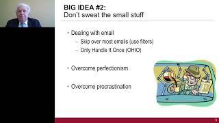 Get More Done in Less Time: 3 Big Ideas for Extreme Productivity with Bob Pozen