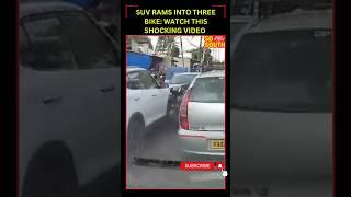 SUV Rams Into Three Bike: Watch This Shocking Video | SoSouth