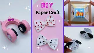 8 Easy Paper craft Ideas / paper craft / miniature craft / how to make Paper craft / Origami Craft