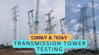 Transmission Tower Destruction Test | #Tower_Test_Station #electriciti #msetcl #electricalengineers