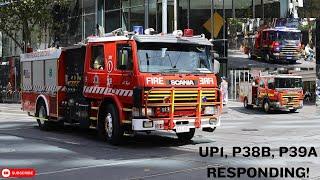 FRV // Ultra Large Pumper 1 + Pumper 39A + Pumper 38B - Responding Code 1 to Calls - Melbourne