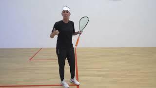 Beginner Level 1 - Movement Drills with Pro Squash coach Liz Irving