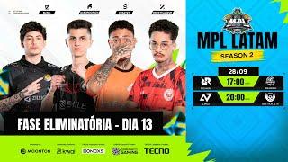 MPL LATAM S2 PLAYOFFS AO VIVO | Fase Eliminatória, Dia 13 | Mobile Legends: Bang Bang #MPLLA