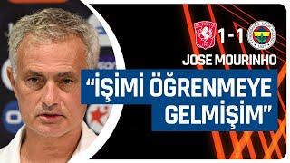 Jose Mourinho Maç Sonu Basın Toplantısı | Twente 1-1 Fenerbahçe