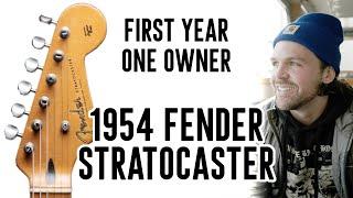 We found a ONE OWNER, FIRST YEAR 1954 Fender Stratocaster!