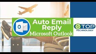Microsoft Outlook 2016  How to set up an Out Of Office/Vacation Auto Email Reply Tutorial 