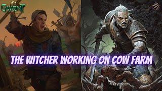 GWENT | Skellige Witchers Working Part Time On Cow Farm | Featuring Ragh Nar Roog !