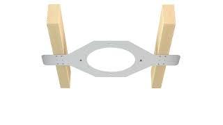 New Construction Brackets for Desono CM & C-IC6 Ceiling Loudspeakers