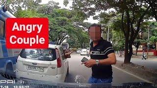 Couple Gets Angry At Car After They Get Honked