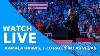 LIVE: Kamala Harris rally in Las Vegas; Jennifer Lopez and Maná, a Mexican pop rock band to join