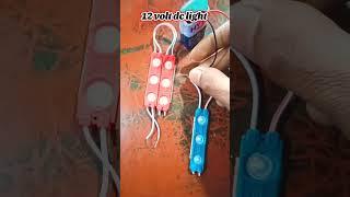 Awesome 12 volt dc led lights.9volt battery.cycle led light #shorts #youtubeshorts #viral #trending