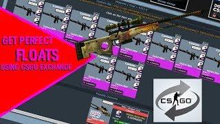 CSGO.EXCHANGE TRADE UP TUTORIAL - GET PERFECT FLOATS