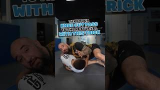 Trick to elevate your KNEE CUT PASS in Jiu Jitsu!!! #bjj #jiujitsu #jiujitsutips #martialarts