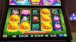 Massive jackpot!! High limit! Huff n more puff! Red Rock Las Vegas! #casino #slotmachine #slots