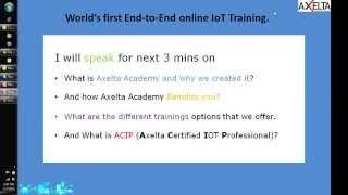 IoT Academy Training Video