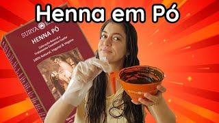 Aplicando Henna em Pó Novamente - Surya Brasil