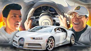 Еду с Manny Khoshbin ЗА РУЛЕМ его $7М BUGATTI CHIRON HERMES! Тест-драйв 1500 hp БУГАТТИ МИЛЛИАРДЕРА.