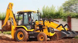 JCB Backhoe Filled Diesel and Going 10x6 Dig Deep For Absorption Water