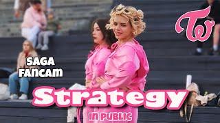 [K-POP IN PUBLIC] [FAN CAM] TWICE (트와이스) - Strategy | COVERED BY SAGA