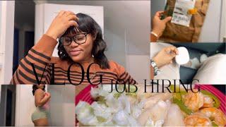 HIRE VLOG:MW JWENN YON TRAVAY-ANN AL GADE SI MAP KA FÈ JOB LAN-KIJAN DE TRAVAY-FÈ DINNER ️-NEW 