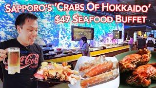 Sapporo's $47 Crabs of Hokkaido Buffet | King Crab, Hairy Crab, Snow Crab, and more! 70 minutes!