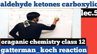 class12 oraganic chemistry// aldehyde ketones and carboxylic//preparation of benzaldehyde etard rea.