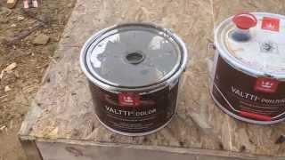 Как применять Tikkurila Valti color и  Pohjuste. How to apply Tikkurila Valti color and Pohjuste.