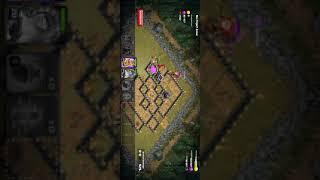 NO FLIGHT ZONE WITH BALLONS IN TOWN HALL 10 | CLASH OF CLANS |#shorts