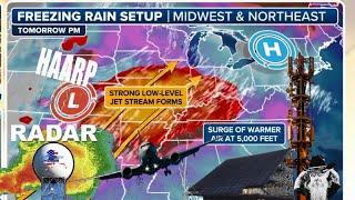 Ice Storm and Radar Returns.  Tuesday,  February 4, 2025