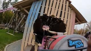 FirleFranz Family Switch Track Coaster on Ride POV, Bayern Park