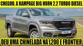 NOVA VERSÃO RAMPAGE BIG HORN COM MOTOR 2.2 TURBO DIESEL FOI APRESENTADA