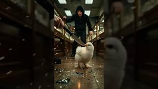 “He Pulled a Knife… But a Chick Stopped Him ”
