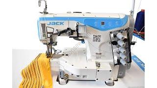 JACK K5-UT-01 Coverstitch Cylinder Arm (Top & Bottom) Industrial Sewing Machine.