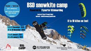 BSD snowkite camp winter 2020-2021 video trailer #1