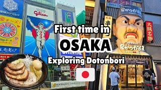 Japan Vlog  Exploring Dotonbori, Namba Yasaka Shrine, Best Street Food in Osaka