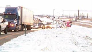 Colorado travel warning: I-70 closed from Denver to Kansas with more snow on the way