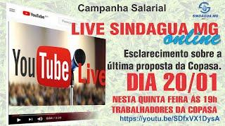 Live Sindágua MG - Campanha Salarial 2021