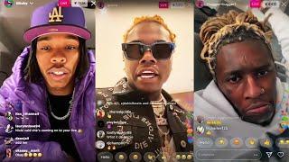 Gunna RESPONDS To Young Thug & Lil Baby Calling Him A RAT On IG LIVE