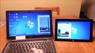 Microsoft Surface Quick Tip: Use your Surface as a Second Screen or Monitor Display for a Laptop