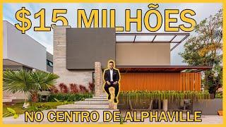 MANSÃO DE R$15.000.000,00  NO CORAÇÃO DE ALPHAVILLE - SÃO PAULO