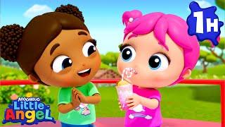 Making Friends at the Park | Little Angel | Kids Cartoons & Nursery Rhymes | Moonbug Kids