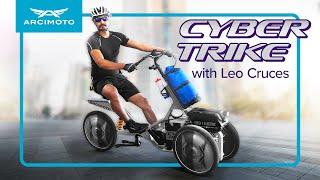 Arcimoto Cybertrike with Leo Cruces