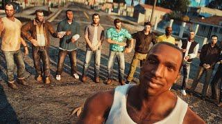 All GTA Characters Meetup In Grove Street!