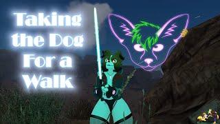 Taking the dog for a walk (comedic short film) #vrchat #vrchatmovie #protogen #furry