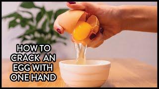 HOW TO CRACK AN EGG WITH ONE HAND | Crack An Egg Like A Pastry Chef | Le Bon Baker