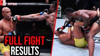 Uriah Hall Vs Anderson Silva UFC Vegas 12 Full Fight Results