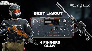 Perfect 4-finger settings for any fight action with best sensitivity | Arena Breakout 