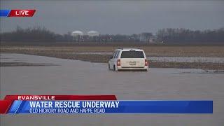 Water Rescue Underway Evansville